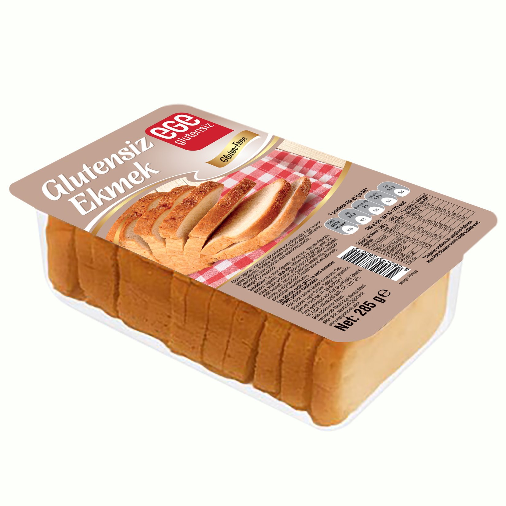 Ege Glutensiz Ekmek 285 Gr