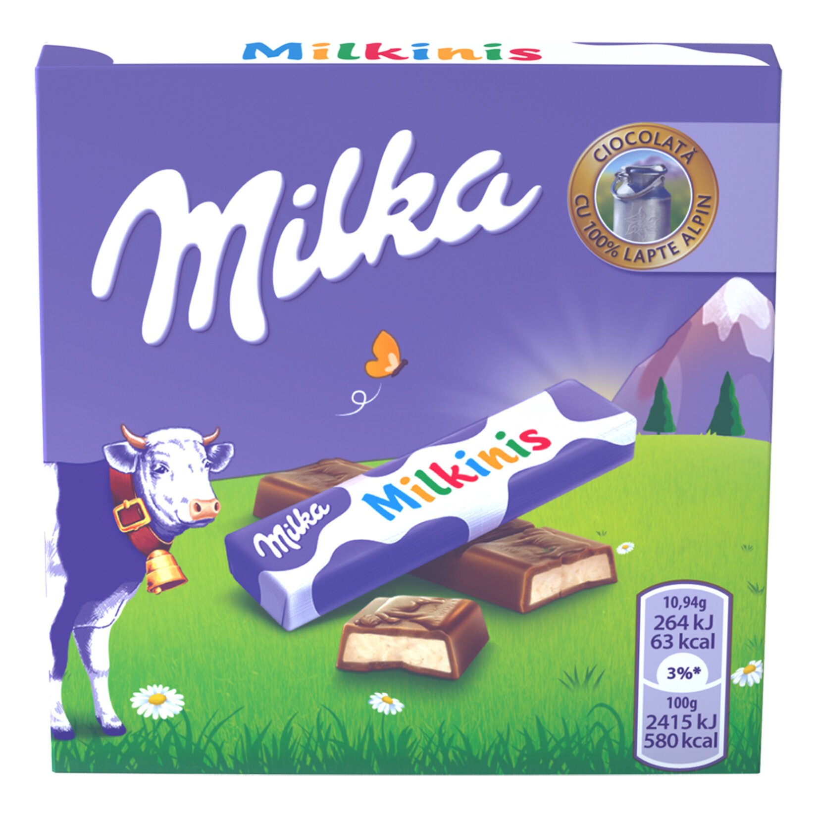 Milka Milkinis Süt Dolgulu Sütlü Çikolata 43,75 Gr