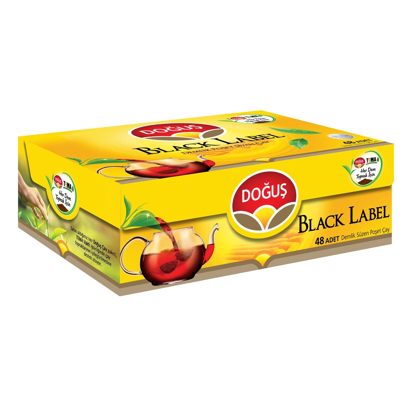 Doğuş Black Label Demlik Poşet Çay 48Li 153 Gr