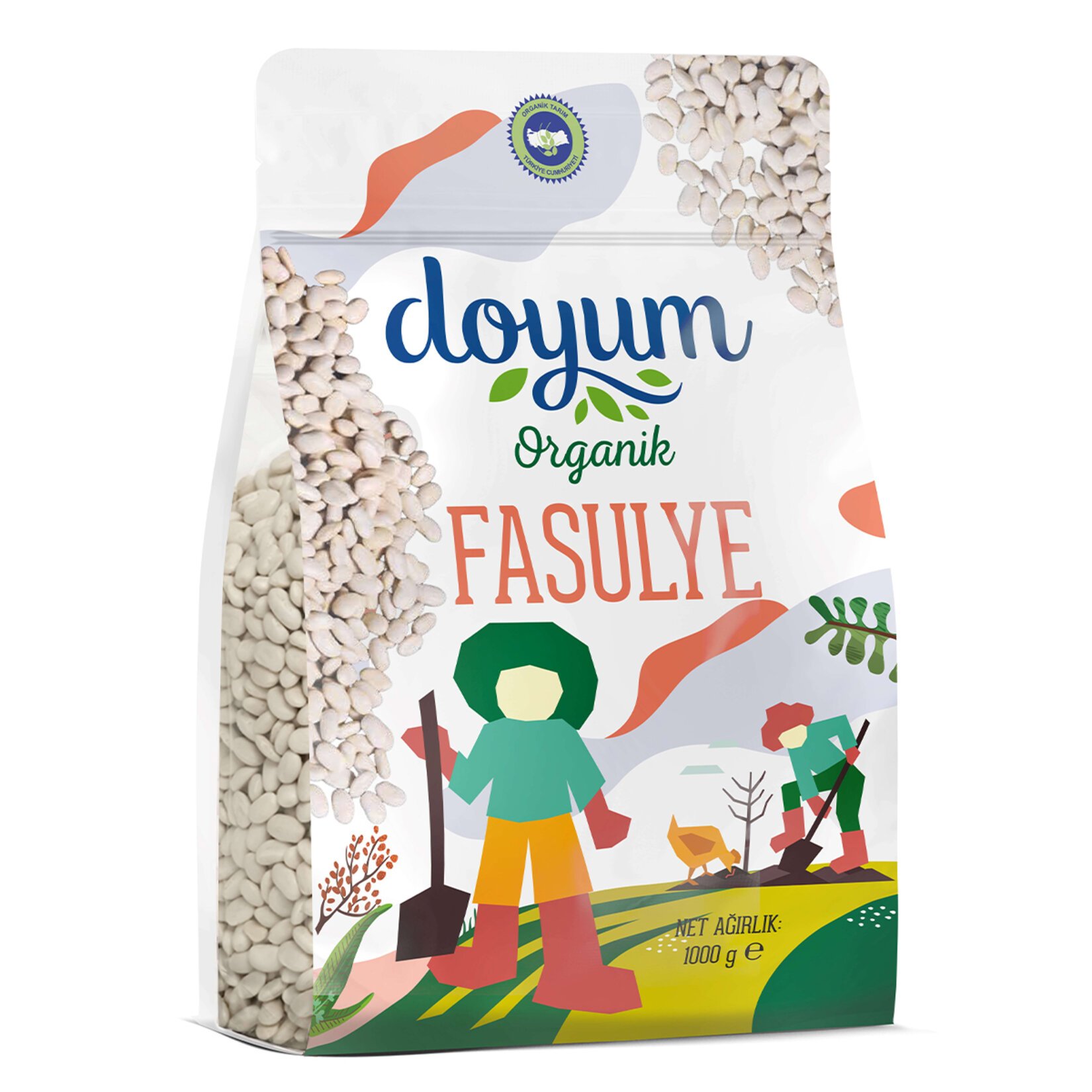 Doyum Organik Fasulye 1 Kg