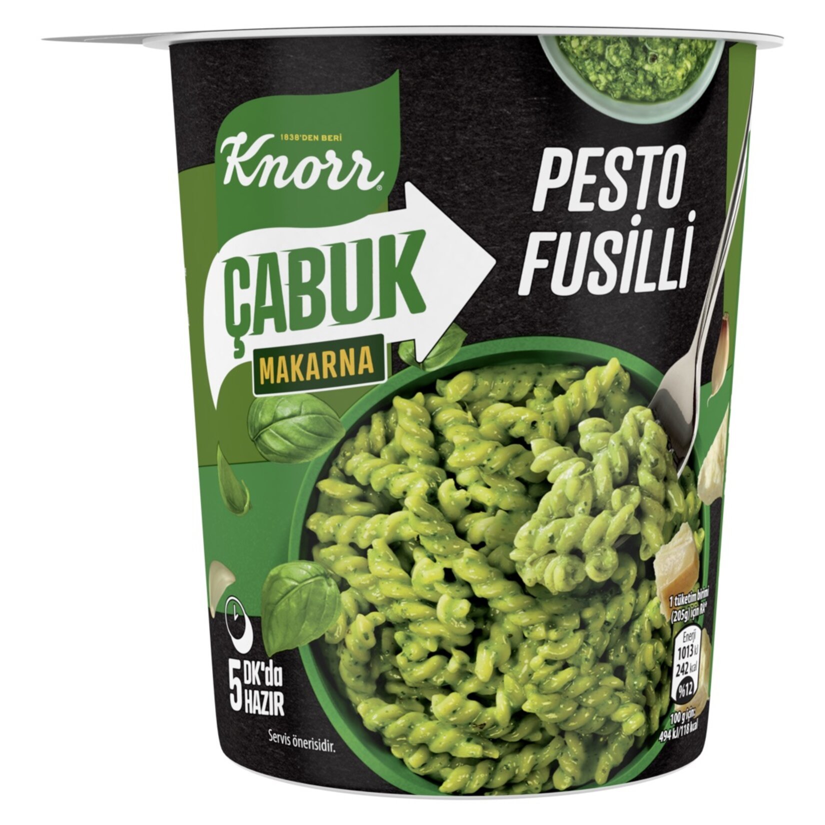 Knorr Çabuk Makarna Pesto Fusilli 65 Gr