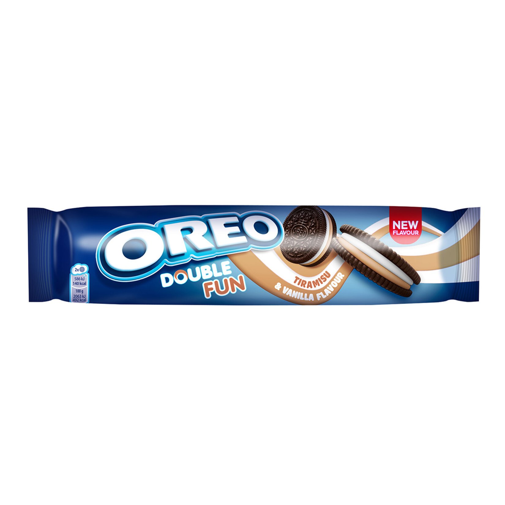 Oreo Double Fun Tiramisu ve Vanilya Aromalı Bisküvi 157gr