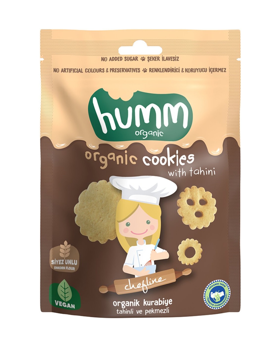 Humm Organic Tahinli Pekmezli Vegan Kurabiye 55 Gr