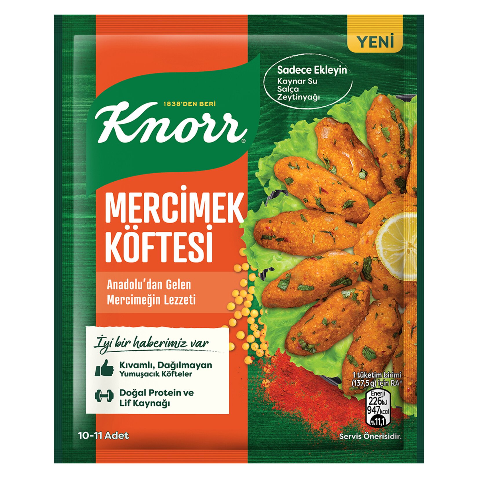 Knorr Mercimek Köftesi 100 Gr