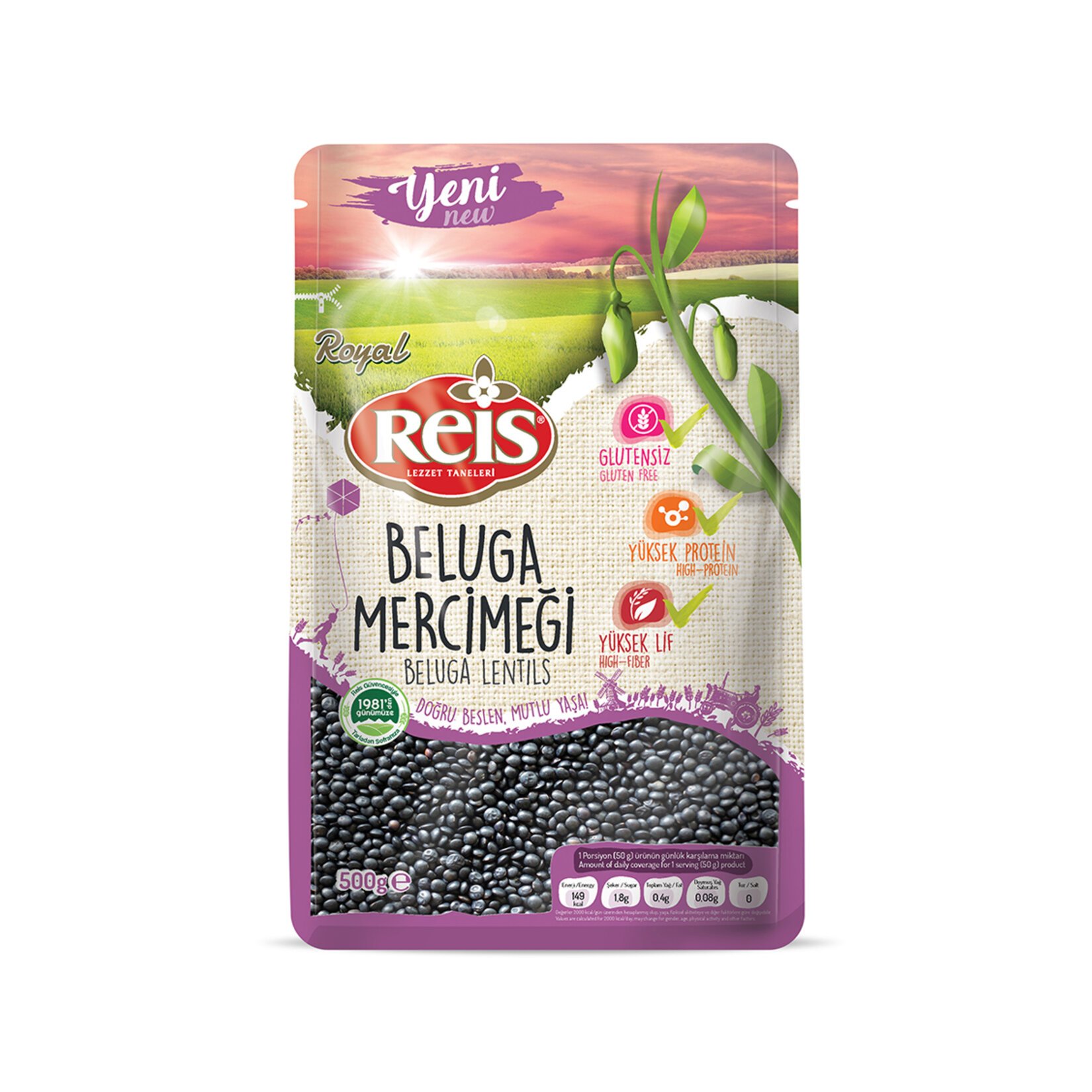 Reis Royal Beluga Mercimeği 500 Gr