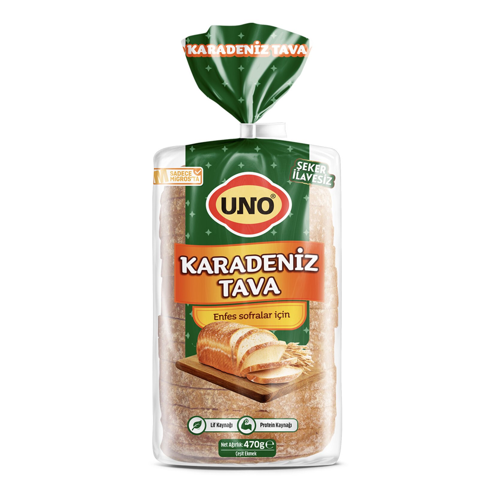 Uno Karadeniz Tava Ekmeği 470 Gr