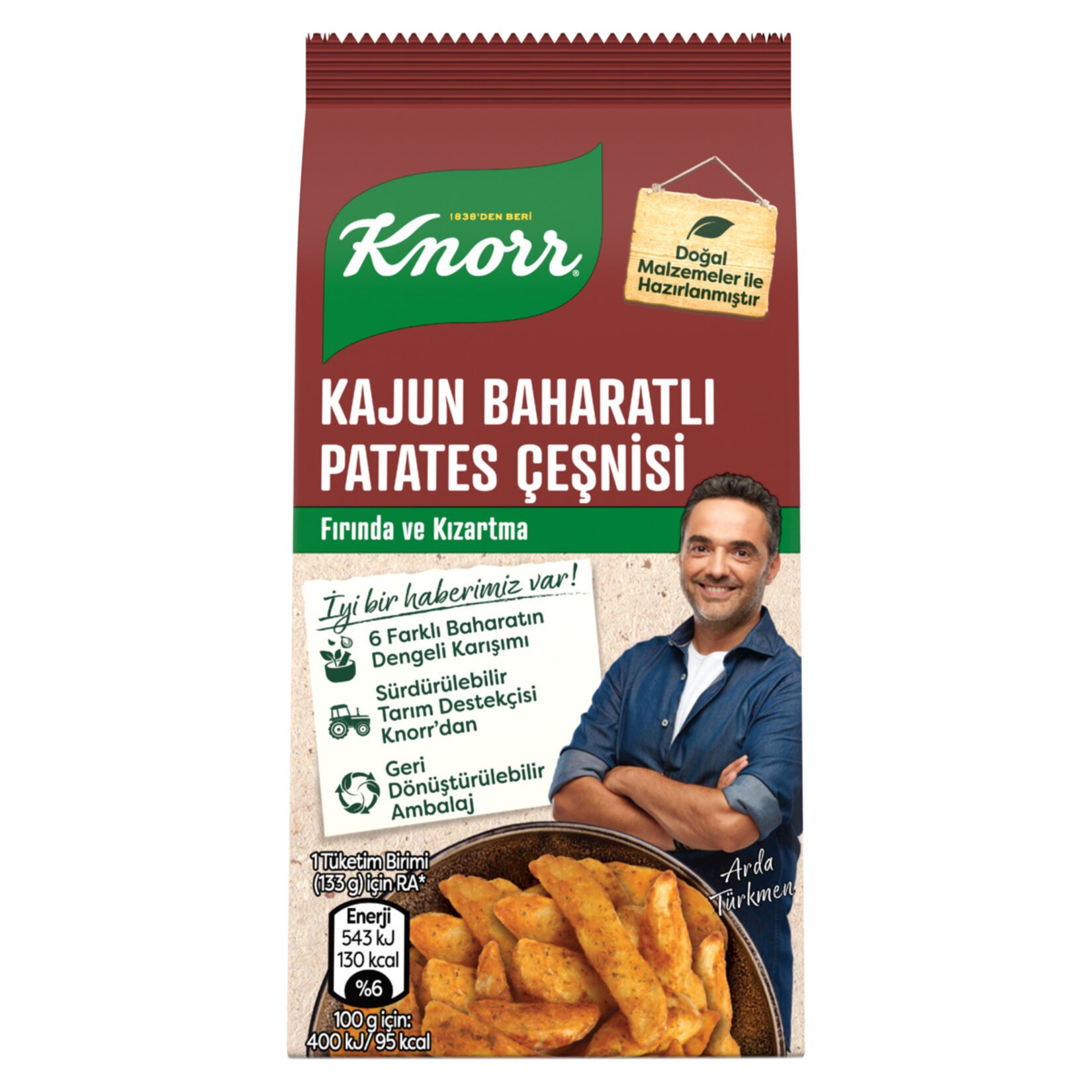 Knorr Kajun Baharatlı Patates Çeşnisi 60 Gr