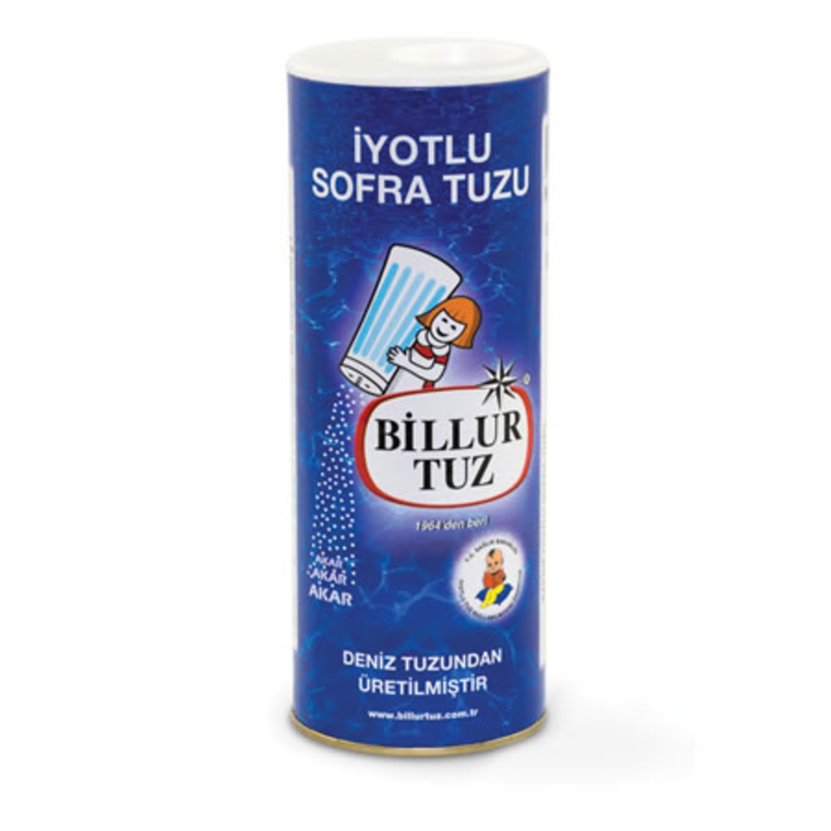 Billur Tuz İyotlu Piknik Tuzu 125 Gr