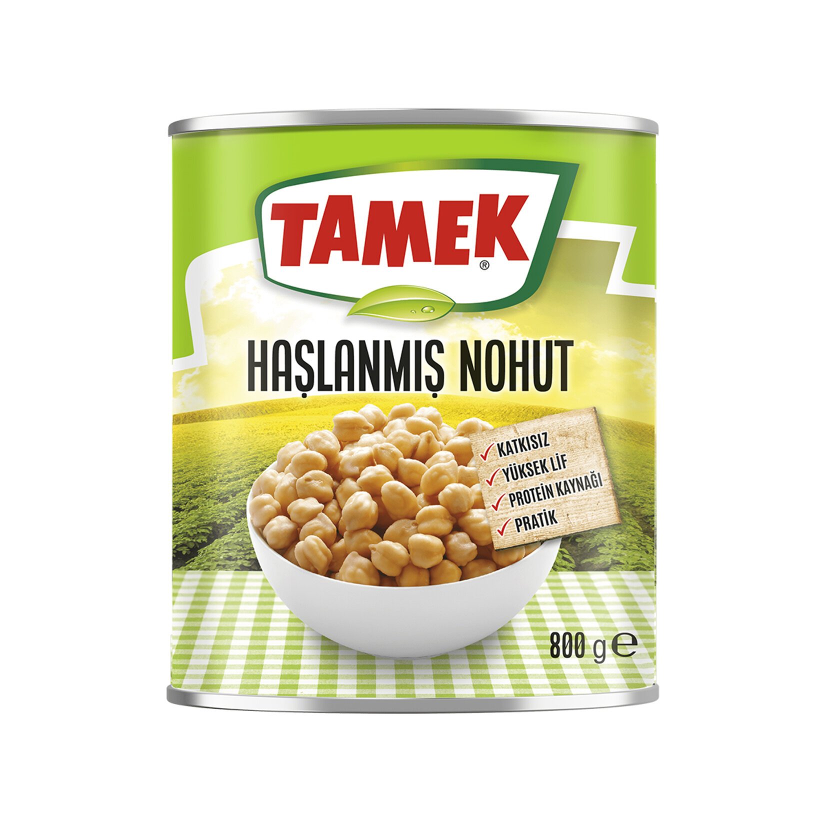 Tamek Haşlanmış Nohut 800 Gr