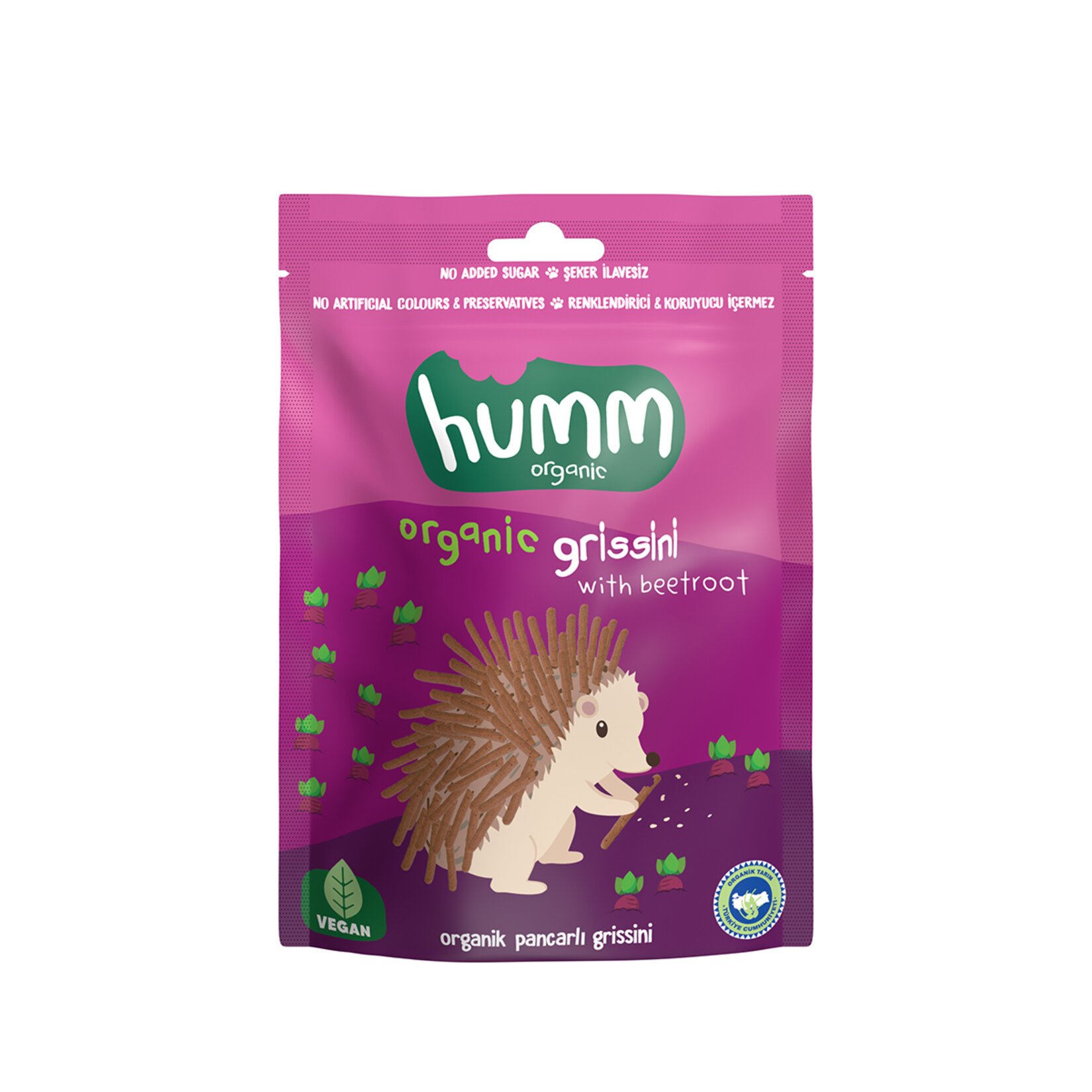 Humm Organic Organik Grissini Pancarlı 55 Gr