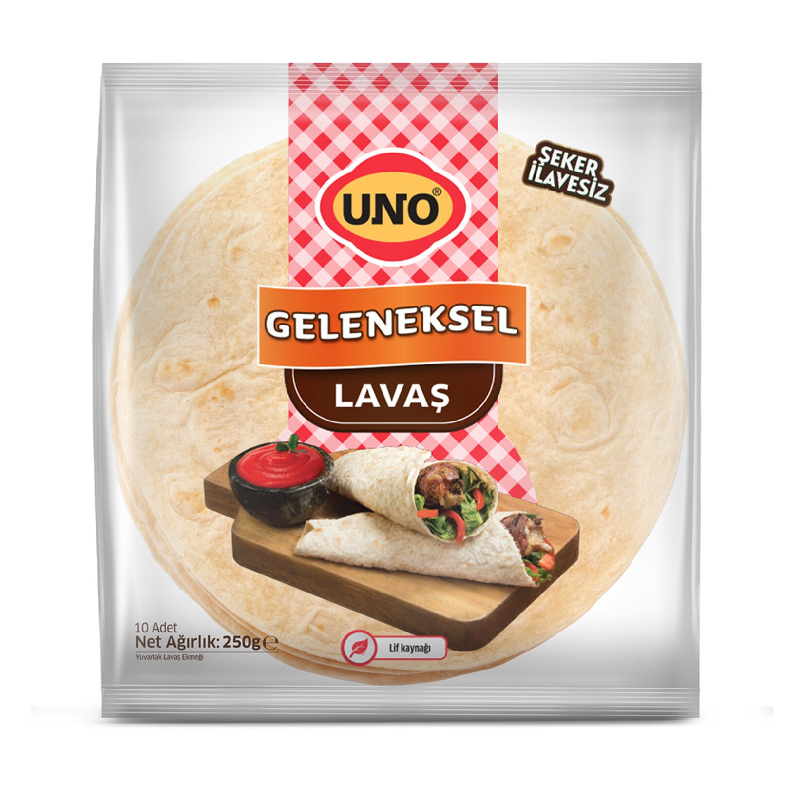 Uno Geleneksel Lavaş 15 Cm 250 Gr