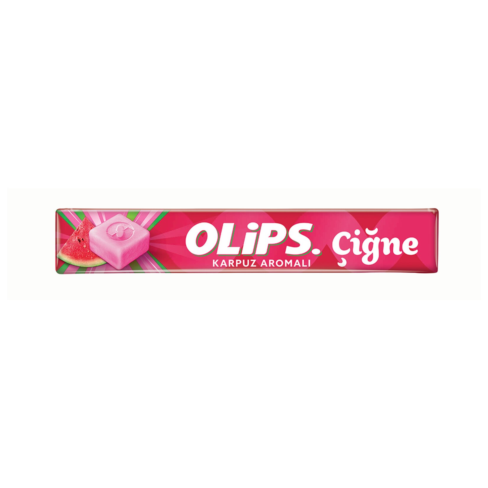 Olips Çiğne Karpuz Aromalı Yumuşak Şekerleme 47 Gr