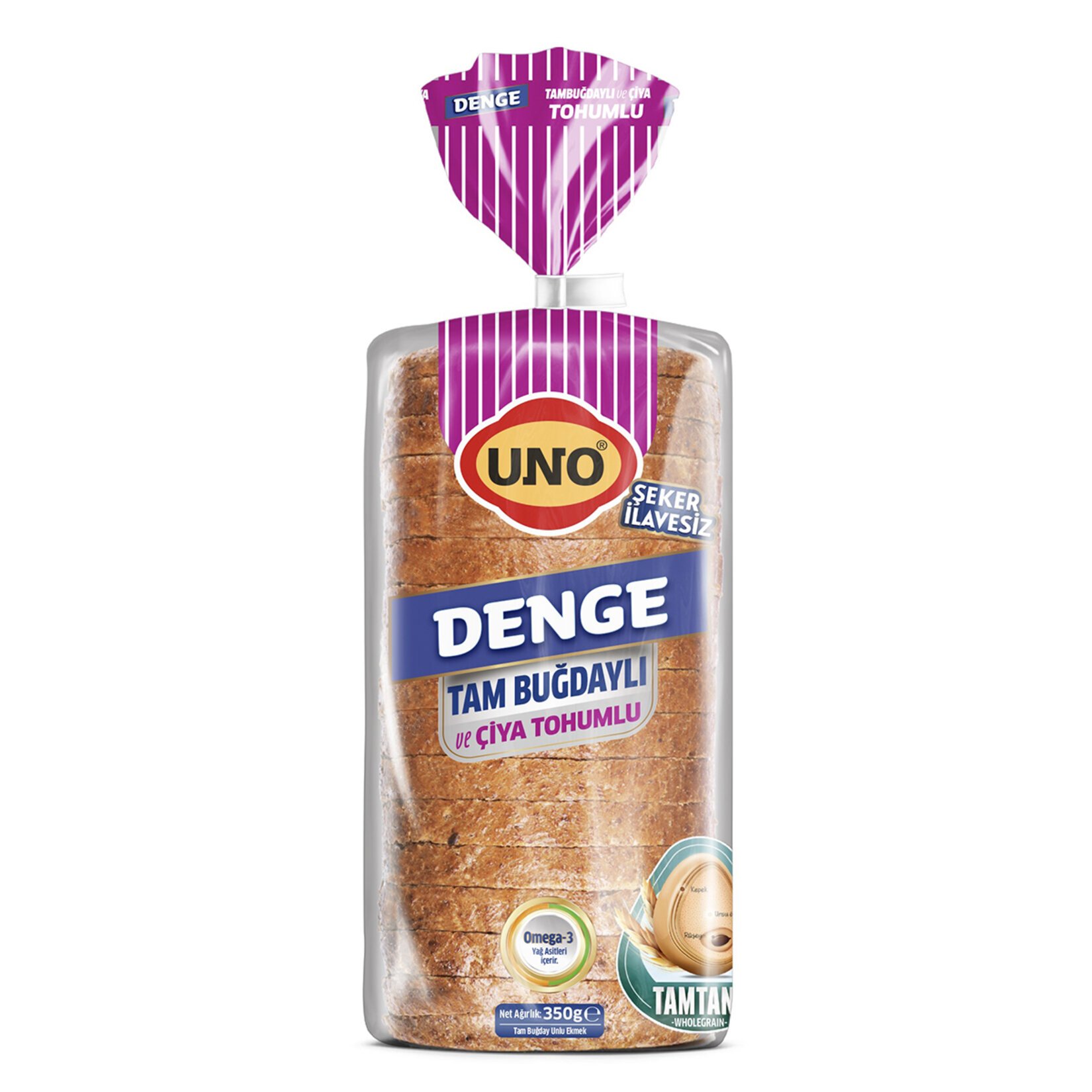 Uno Denge Tambuğdaylı Ve Çiya Tohumlu Ekmek 350 Gr