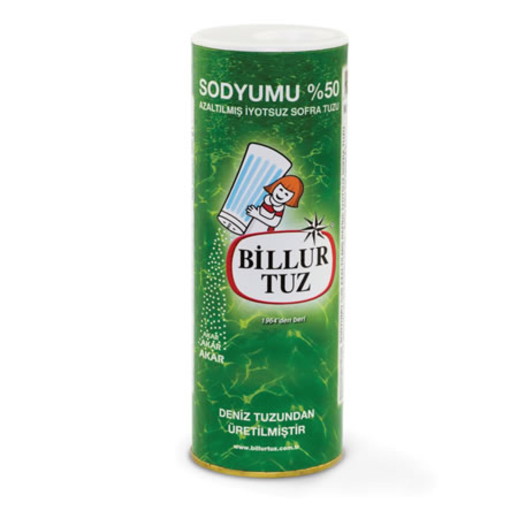 Billur Tuz Sodyumu Azaltılmış İyotsuz Sofra Tuzu 500 Gr