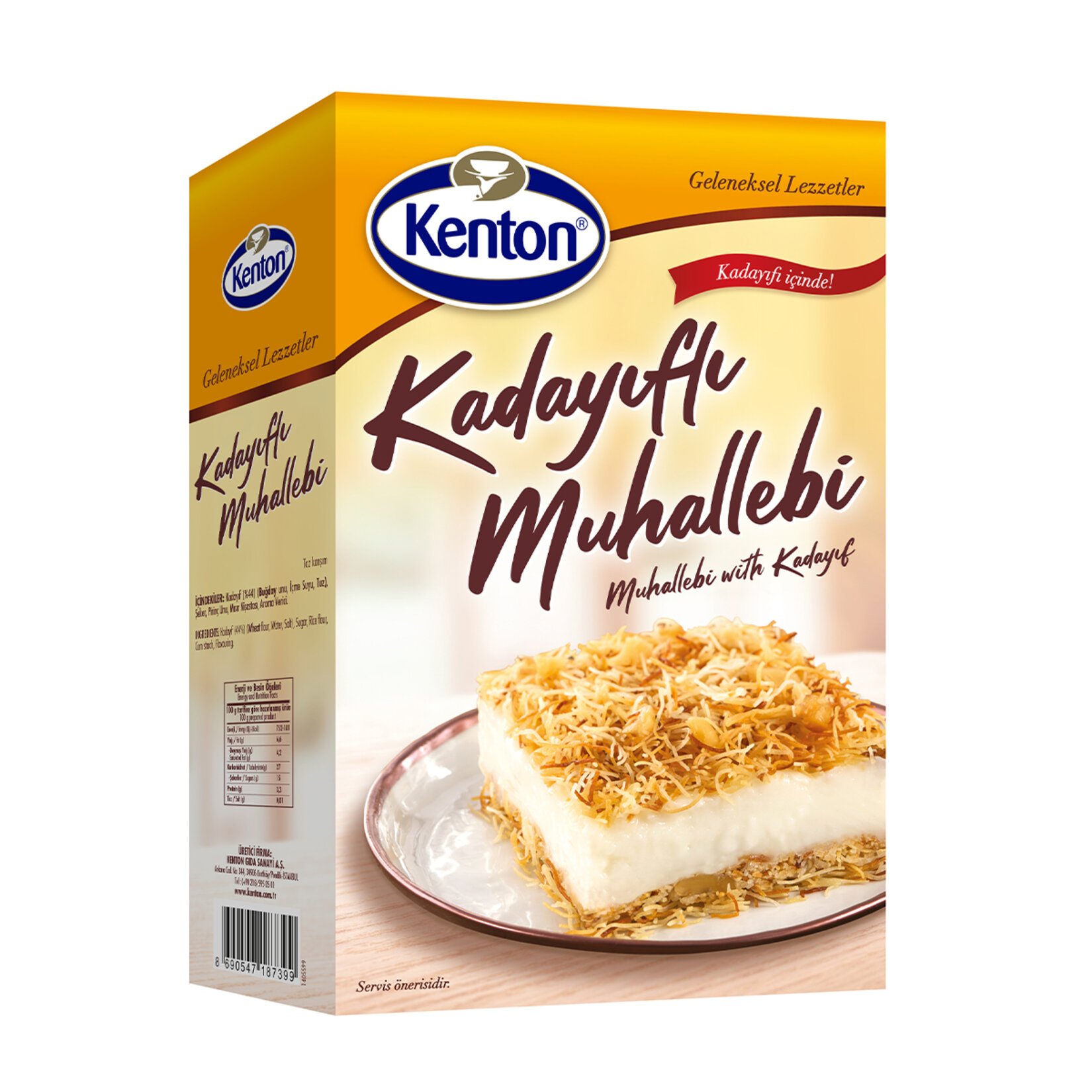 Kenton Tel Kadayıflı Muhallebi 250 Gr