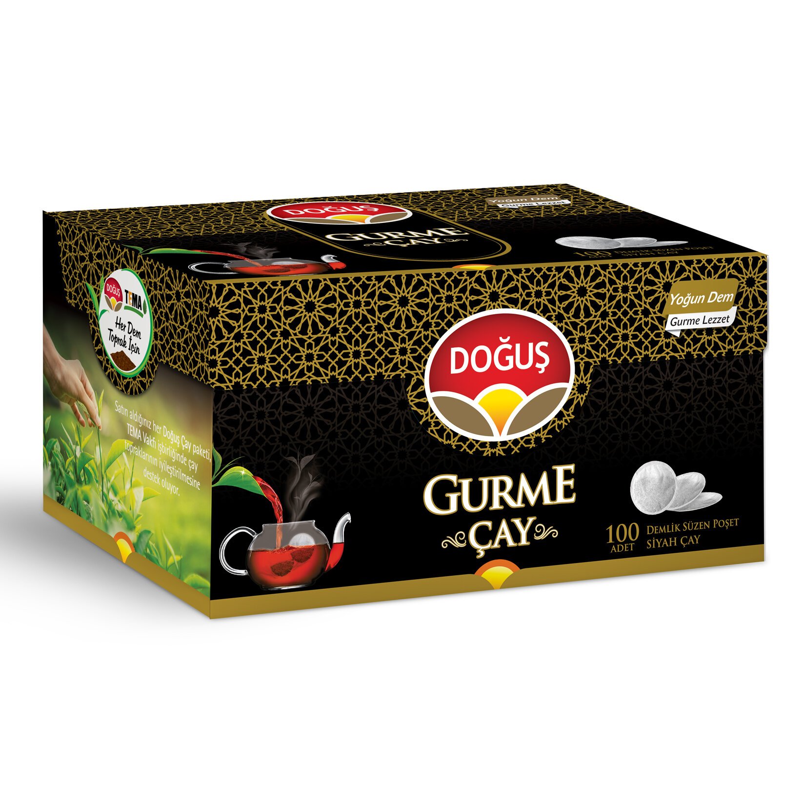 Doğuş Gurme Demlik Poşet Çay 100Lü 320 Gr