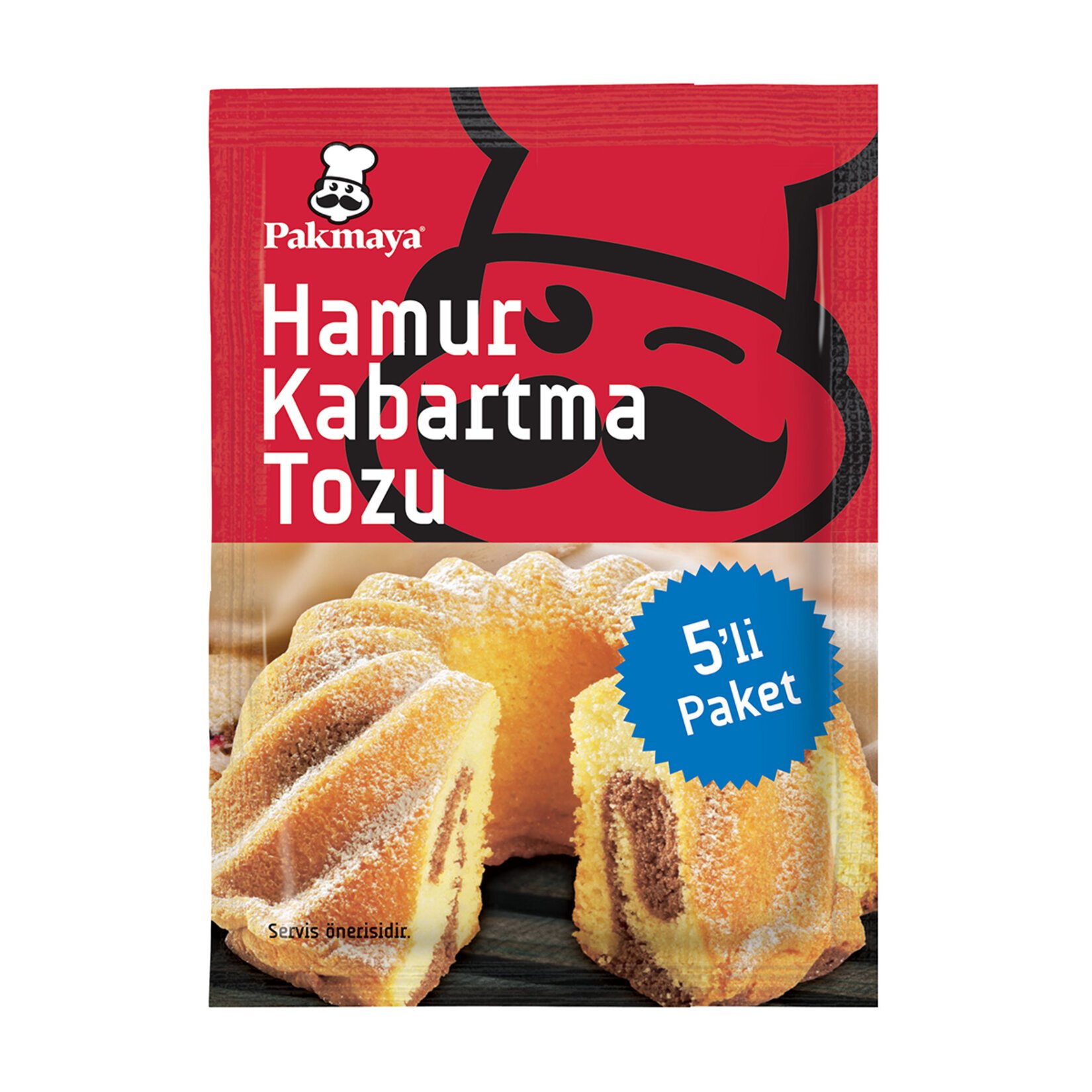 Pakmaya Hamur Kabartma Tozu 5Li 50 Gr