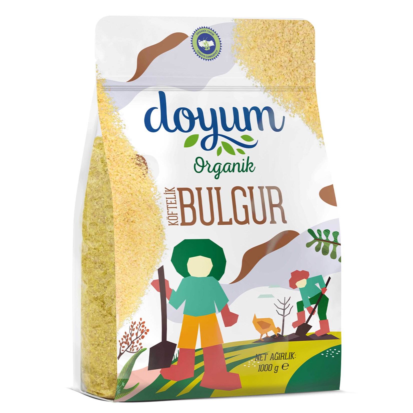 Doyum Organik Köftelik Bulgur 1 Kg